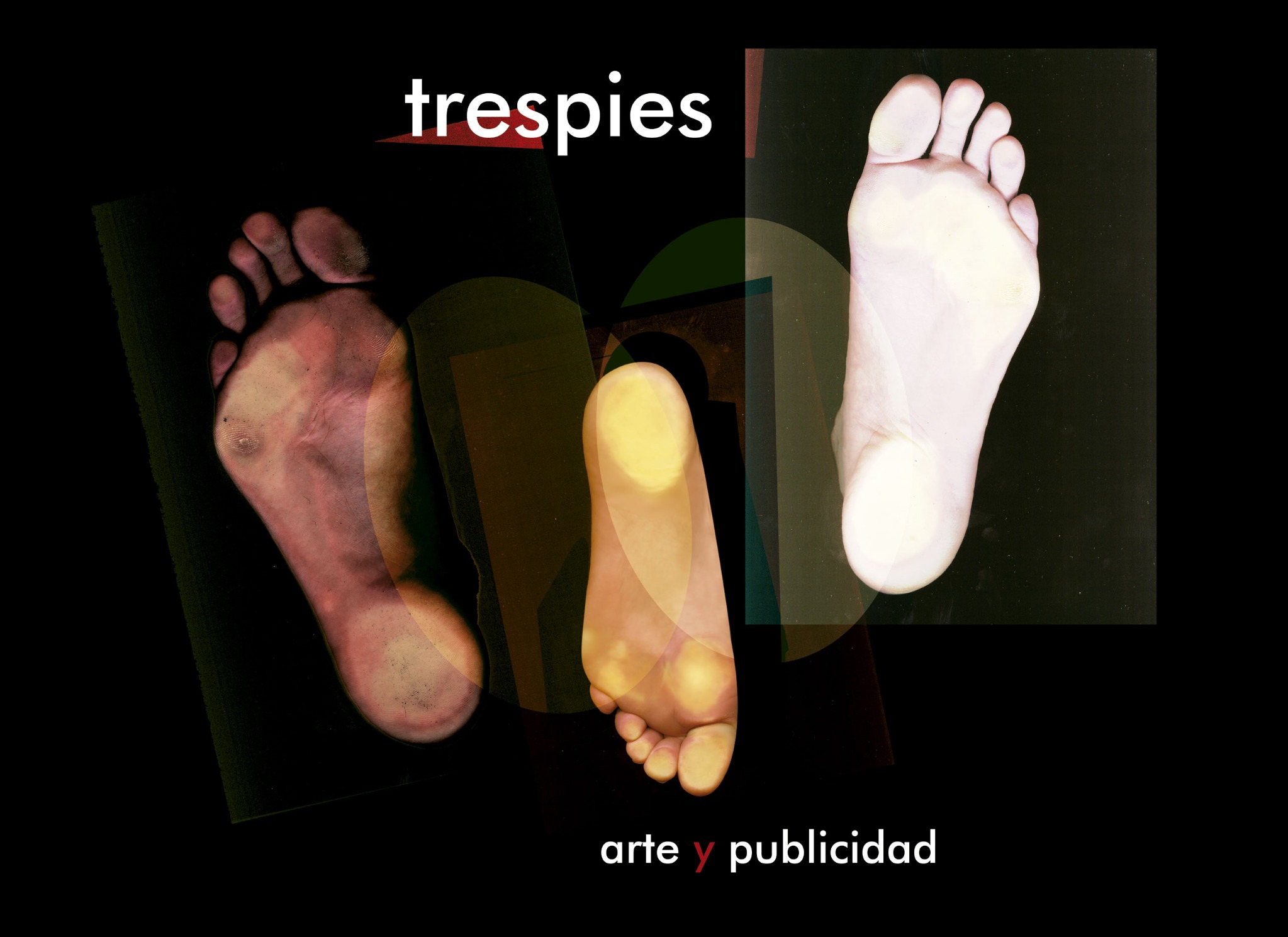 Pieza gráfica de Trespies en negro