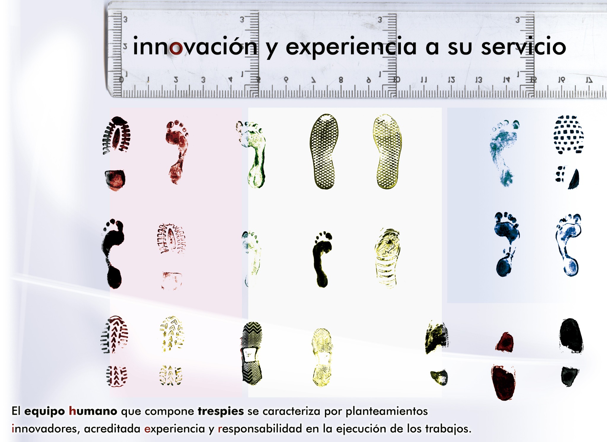 Pieza gráfica equipo Trespies