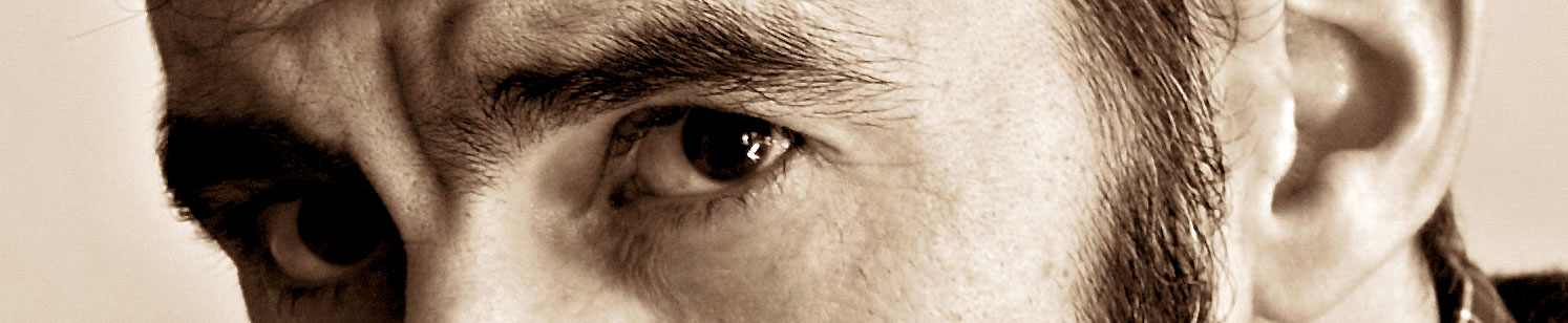 Retrato en blanco y negro de una mirada
